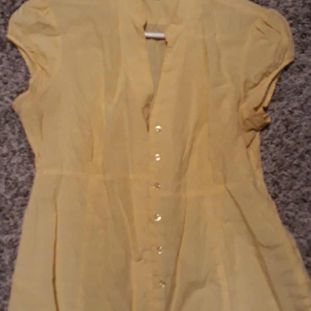 3/$25 TM Lewin Cap Sleeve Shirt